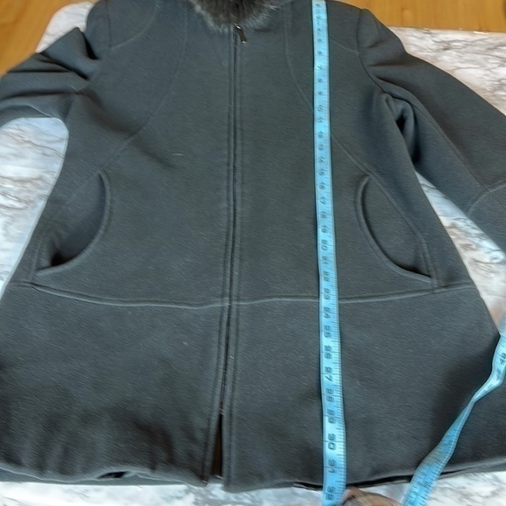 Pendleton Dark Gray Medium Genuine Fur Parka - image 8